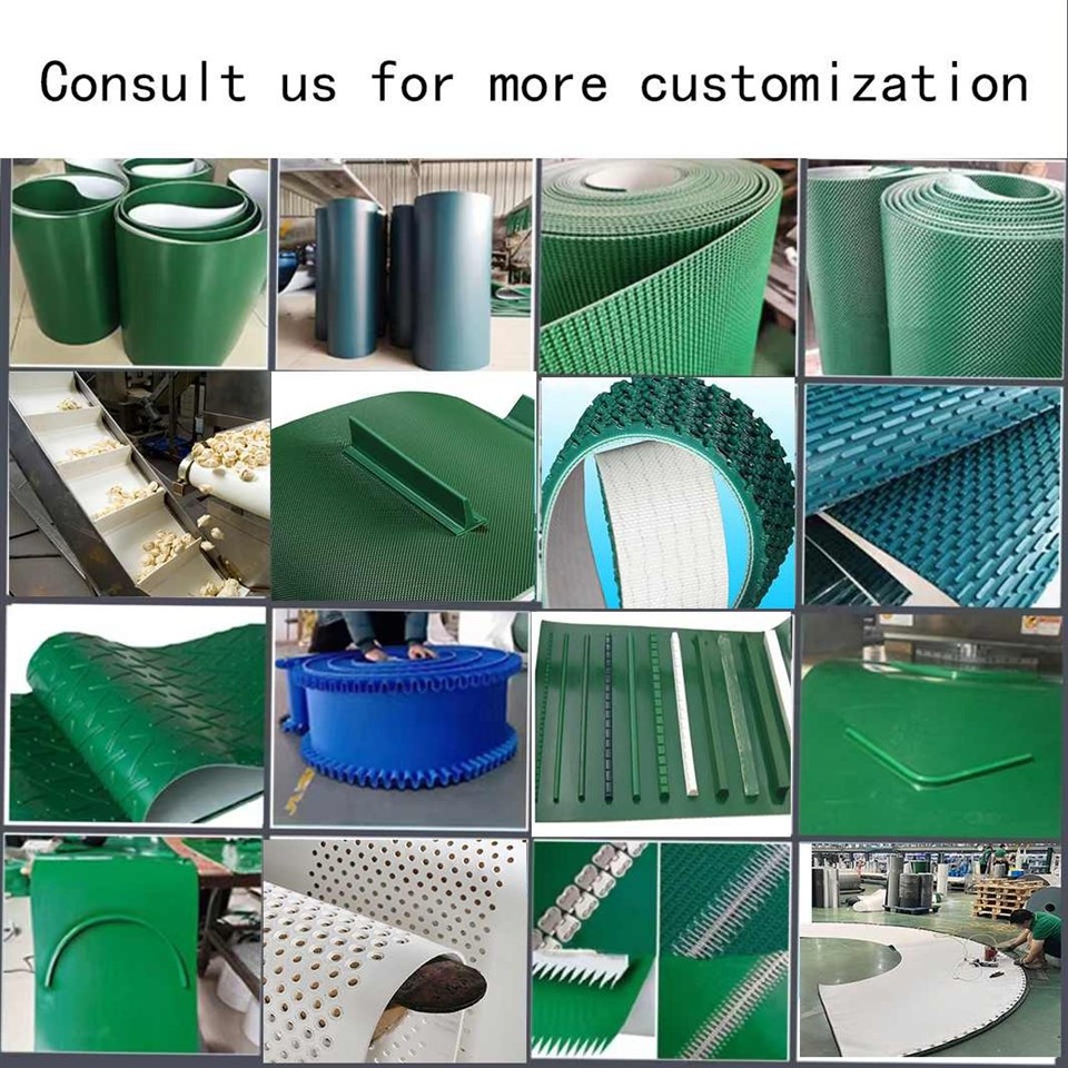2mm White Rough Top Pvc Conveyor Belt 2mm White Rough Top Pvc Conveyor Belt