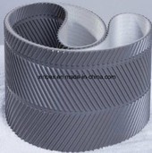 PVC Grey Fishbone Pattern Conveyor Belts For Wood Process