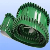 Sidewall Pvc Green Conveyor Belt