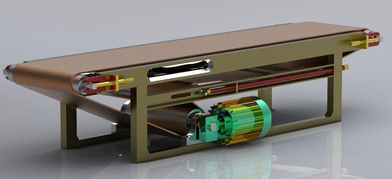 What should I pay attention to when running the conveyor belt?