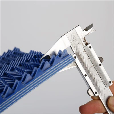 Double Hard Teeth, Blue 12MM Super Grip High Quality Conveyor Belt